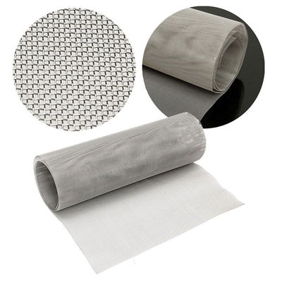 Customizable Silver Hole Filter Mesh Woven from Stainless Steel Wire for Acid and Alkali Resistance in Plain Weave Style