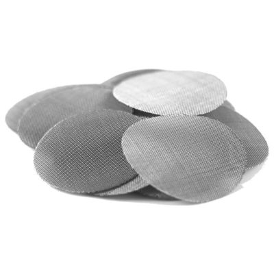 Silver Hot Cake made in Filter mesh Support customization Hole Woven from stainless steel wire Acid and alkali fire resistance