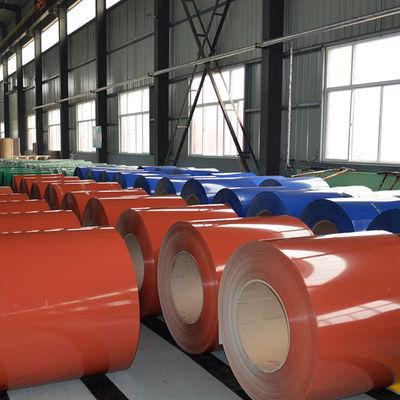 PE SMP HDP PVDF Surface PPGI Galvanized Steel Coil for Roofing Sheet in 1219mm 1500mm Width
