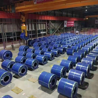Cutting Service AZ150 Z100 PPGI/PPGL Coil/Roll in All Ral Colors and Customized Sizes 1250mm 1200mm 1000mm for PPGI/PPGL