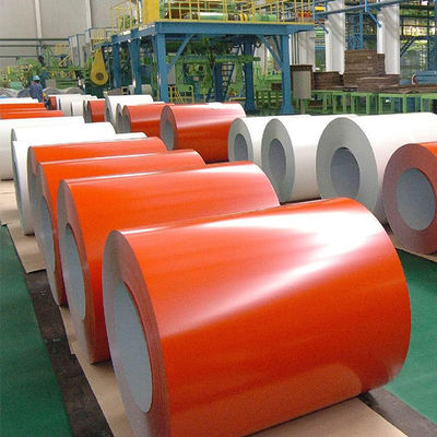Certificate ISO9001 Customized Ral Color Prepainted coated PPGL Color Coated Galvanized / Aluzinc Steel Strip Coil PPGI